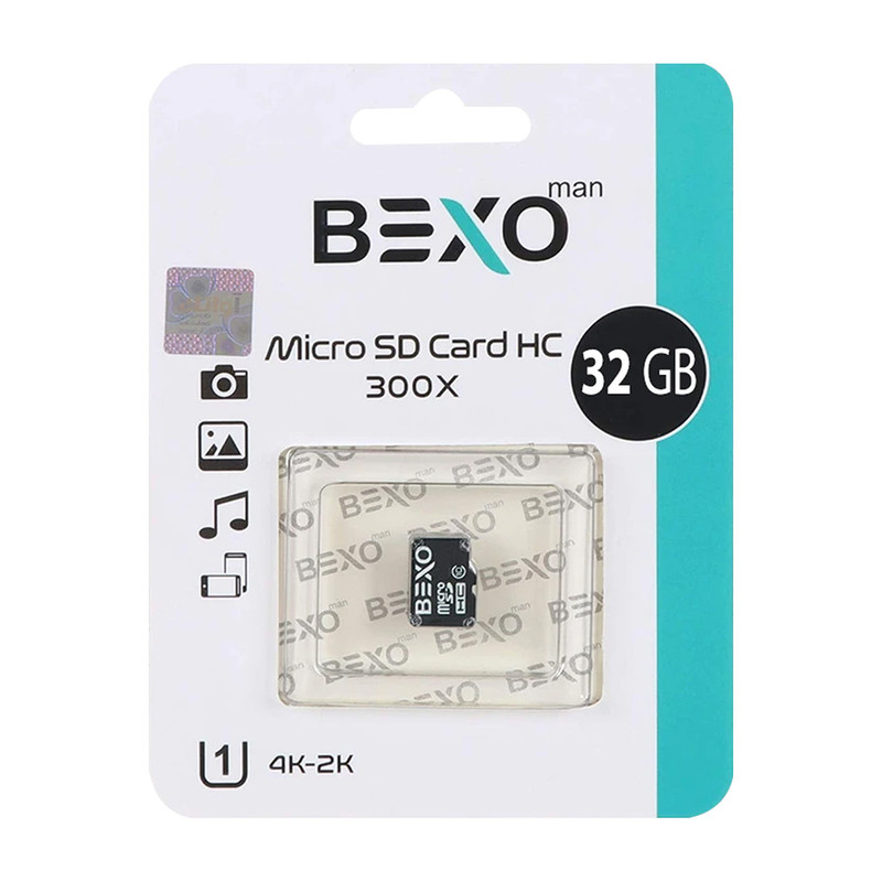 کارت حافظه‌ microSD بکسو مدل HC30X man کلاس 10 استاندارد UHS-I U1 ظرفیت 32 گیگابایت