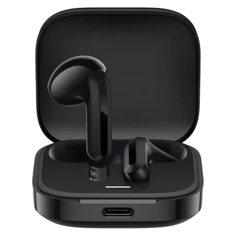 هدفون بلوتوثی شیائومی مدل Redmi Buds 6 Active با نویز کنسلینگ میکروفون (ENC)، درگاه شارژ USB Type-C، دارای دو میکروفون با قابلیت حذف نویز، پشتیبانی از فرمان لمسی، مقاوم در برابر رطوبت و عرق (IPX4)