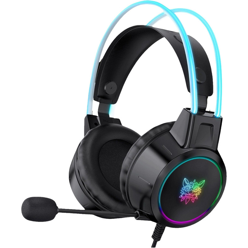 هدست گیمینگ اونیکوما مدل X15 Pro، درگاه شارژ USB، دارای نورپردازی RGB، با قابلیت اتصال به چند دستگاه