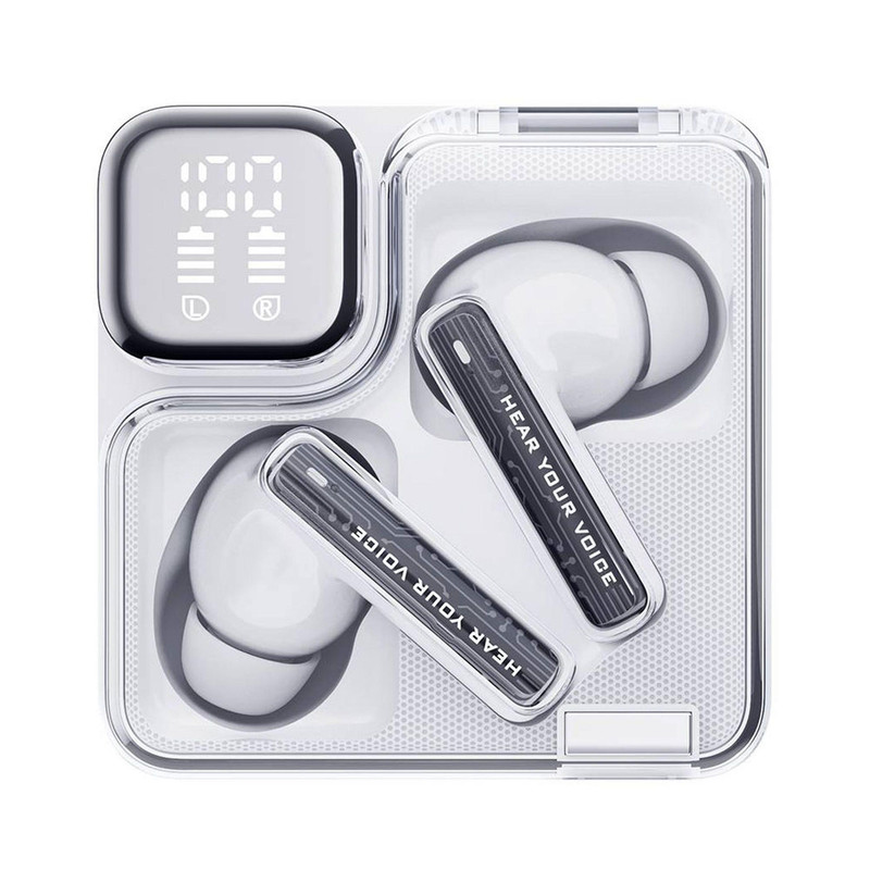 هدفون بلوتوثی کیو سی وای مدل MeloBuds Neo بدون قابلیت نویز کنسلینگ، درگاه شارژ USB Type-C، مقاوم در برابر رطوبت و عرق با استاندارد IPX5