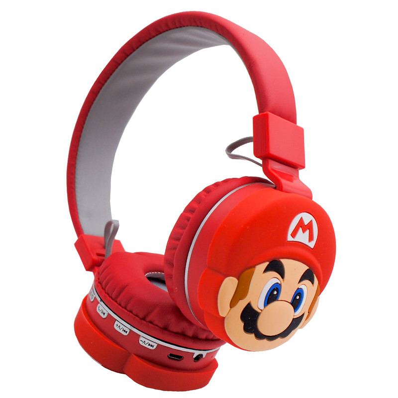 هدفون بلوتوثی طرح فانتزی ماریو مدل Super Mario AH-806Q