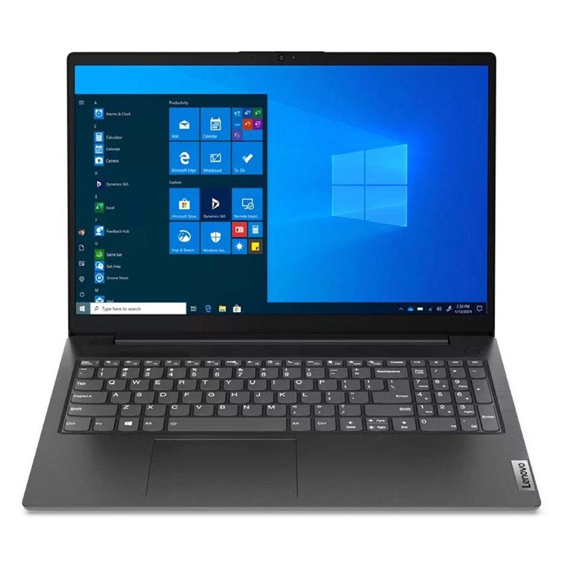 لپ‌تاپ لنوو مدل V15 G2 IJL با پردازنده Celeron N4500، رم DDR4 8GB با فرکانس 2933MHz، حافظه SSD با ظرفیت 256GB، نمایشگر 15.6 اینچ TN با وضوح Full HD، کاستوم شده