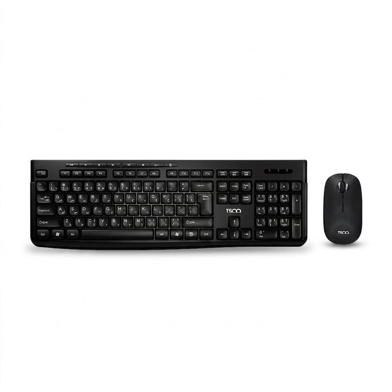 ماوس و کیبورد بی سیم تسکو مدل TKM 7027W