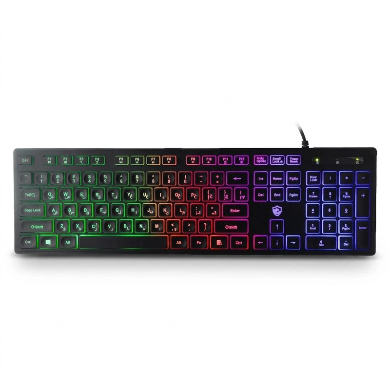 کیبورد گیمینگ بیاند مدل BGK-2010 سوئیچ ممبران، Full-Size، نورپردازی RGB