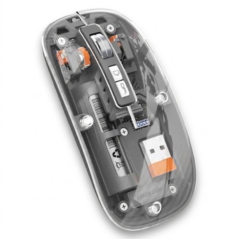 ماوس بی سیم گرین لاین مدل Transparent Mouse 2