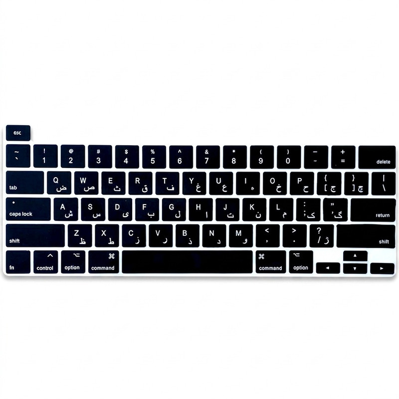 محافظ كيبورد با حروف فارسی مدل A2141 مناسب برای لپ تاپ اپل MacBook Pro 16 2020