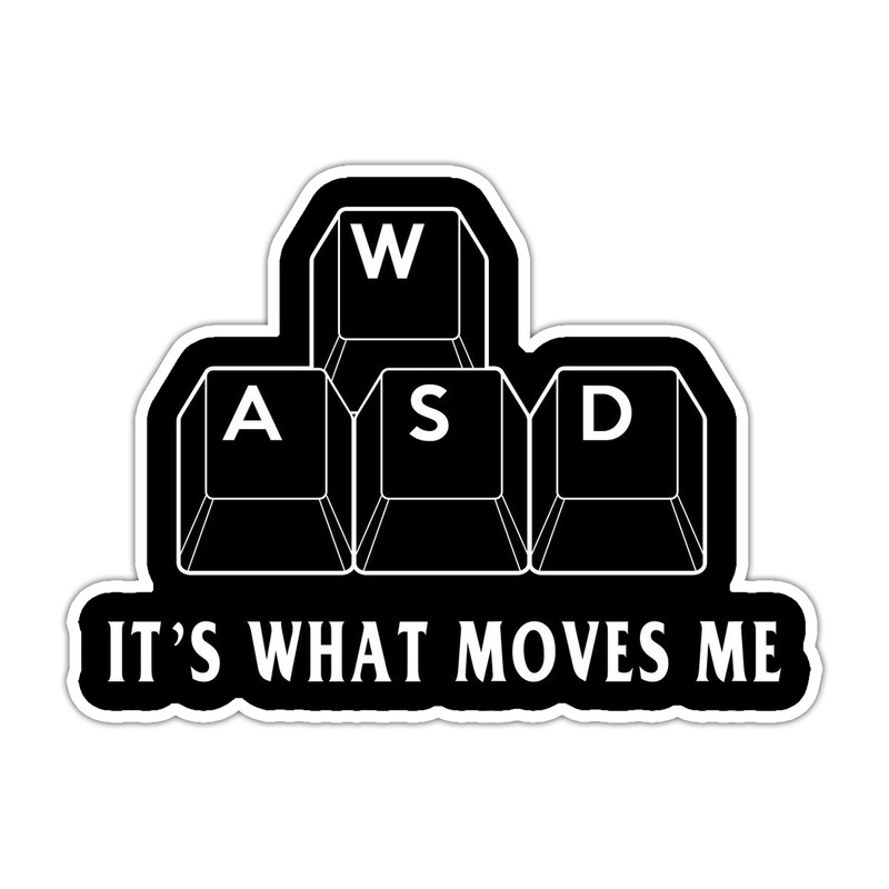 استیکر لپ تاپ و موبایل گوفی طرح گیمر مدل WADS