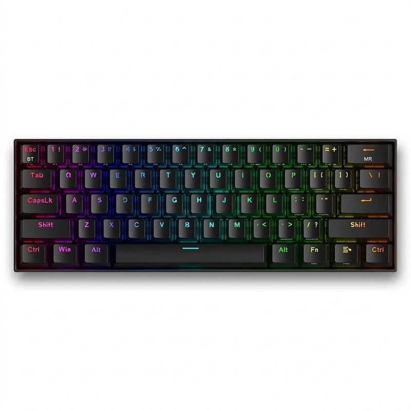 کیبورد گیمینگ ردراگون مدل DRACONIC K530 PRO، سوییچ مکانیکال قهوه‌ای، Tenkeyless، نورپردازی RGB