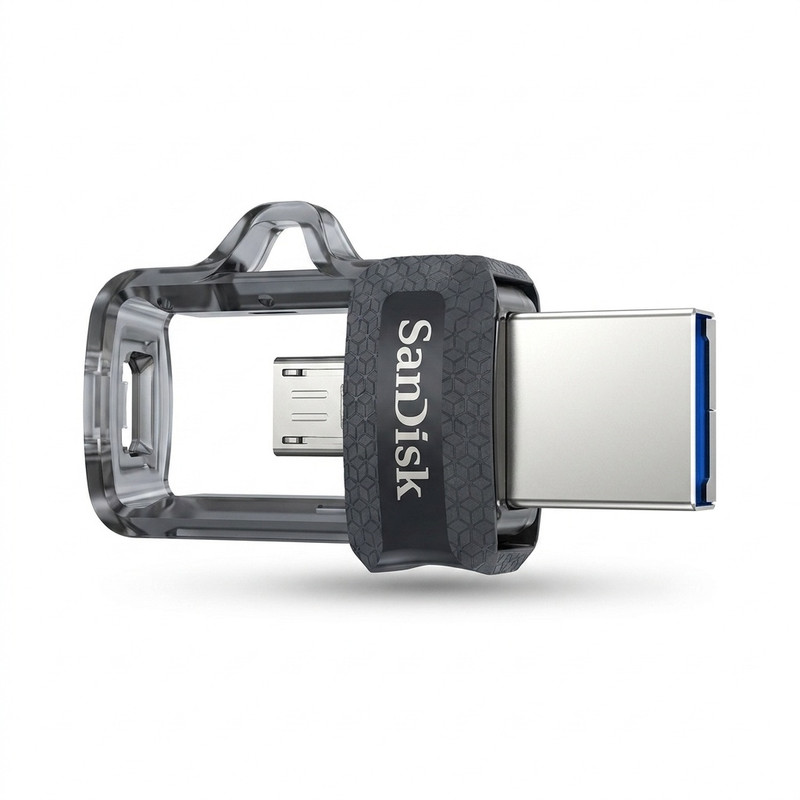فلش مموری سن دیسک مدل Ultra Dual Drive M3.0 ظرفیت 32 گیگابایت