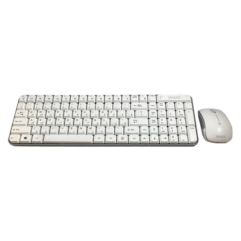 کیبورد و ماوس بی سیم بیاند مدل BMK-2261RF، سوییچ ممبران، Compact 1800