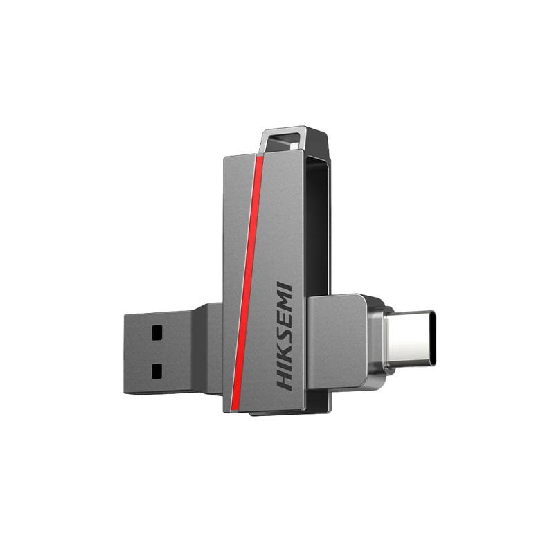 فلش مموری هایک سمی مدل DUAL SLIM E307C ظرفیت 128 گیگابایت با رابط USB 3.2