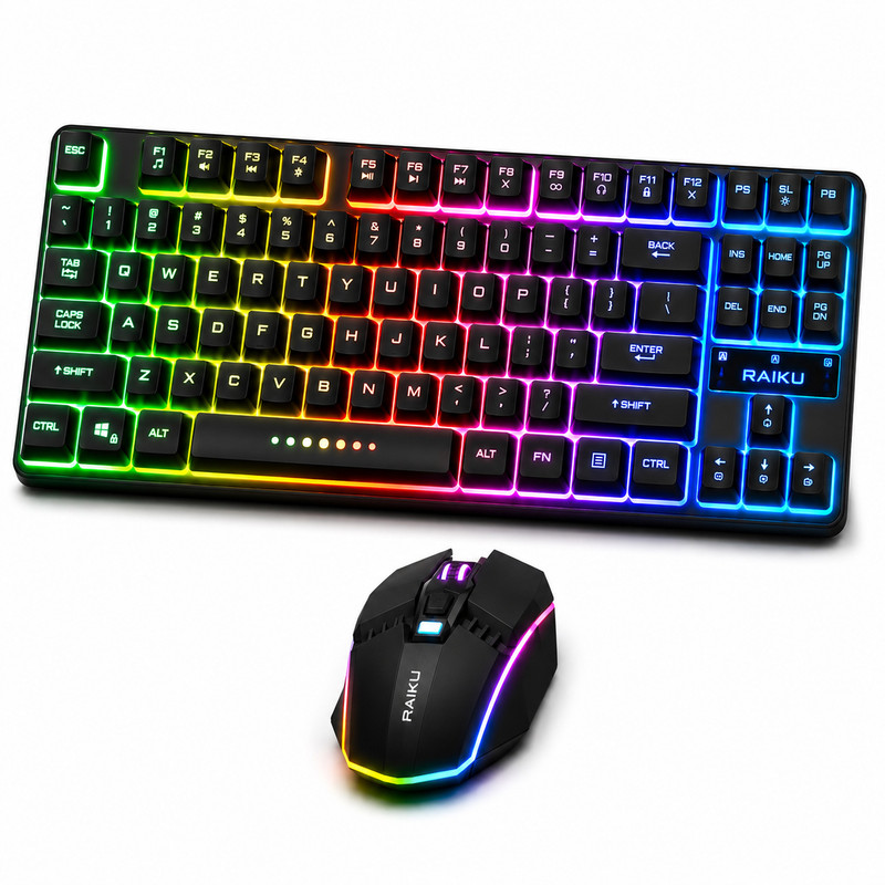 ست گیمینگ بی سیم لایماید مدل RAIKU-R905