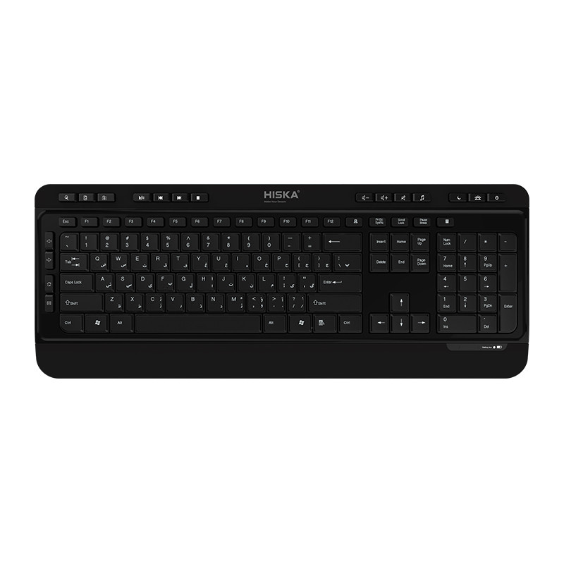 کیبورد بی‌سیم هیسکا مدل HX-KE235W