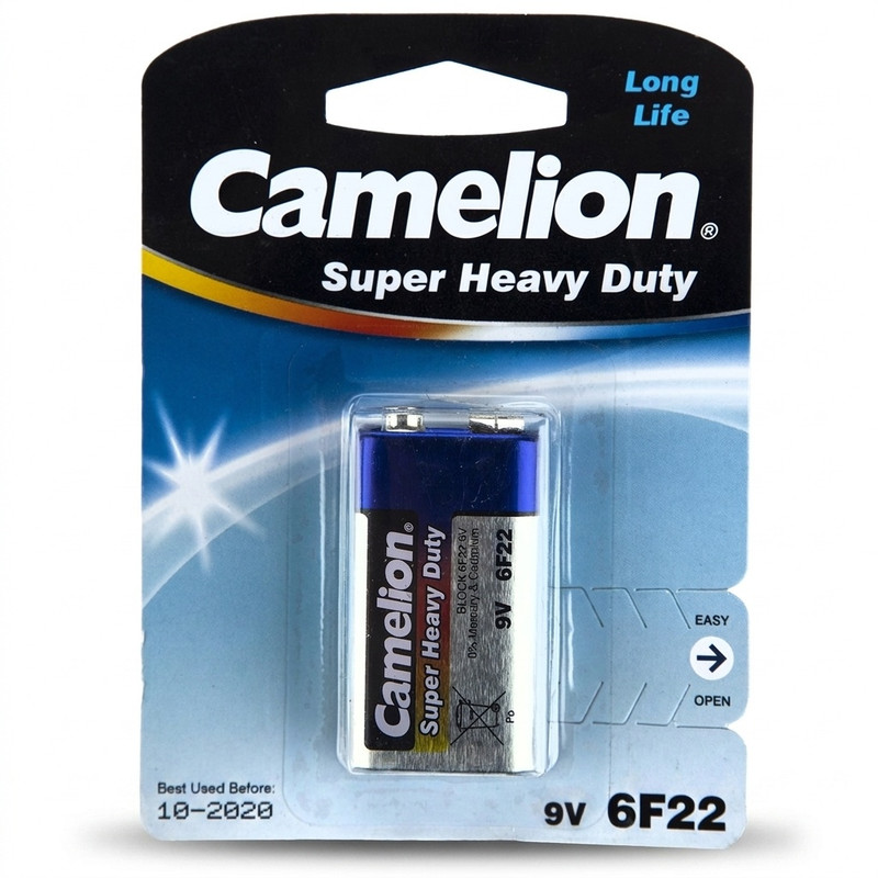 باتری کتابی کملیون مدل Super Heavy Duty 6F22