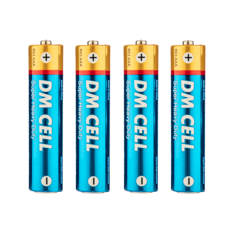 باتری نیم قلمی دی ام سل مدل Super Heavy Duty بسته چهار عددی