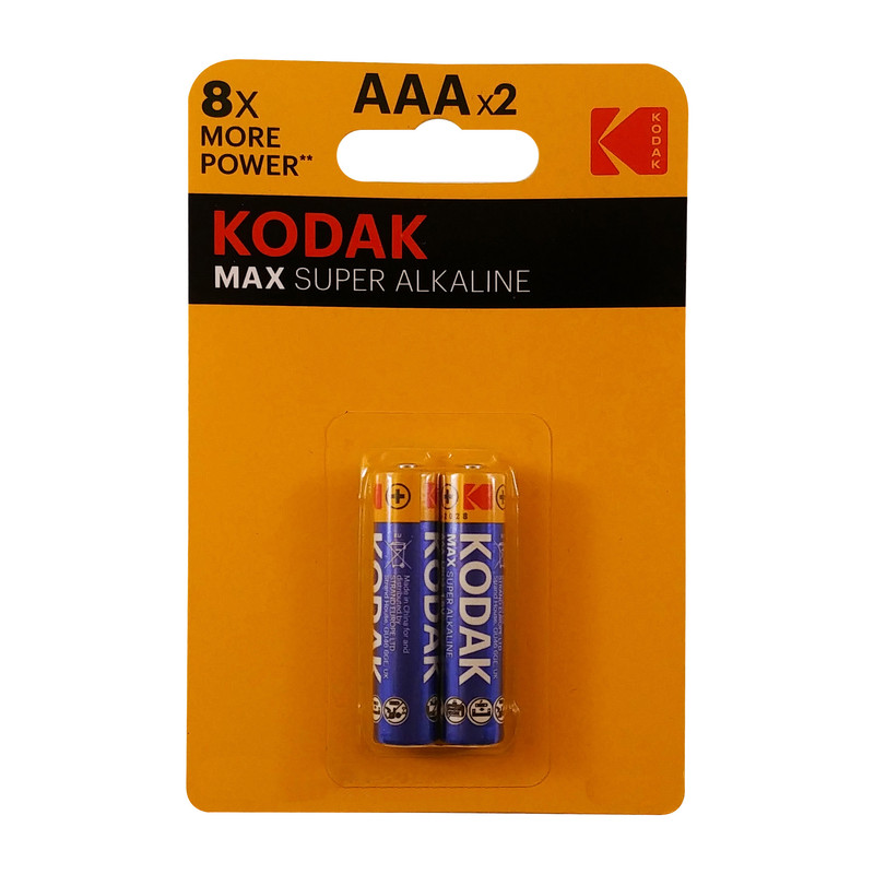 باتری نیم قلمی کداک مدل Max Super-2 بسته 2 عددی