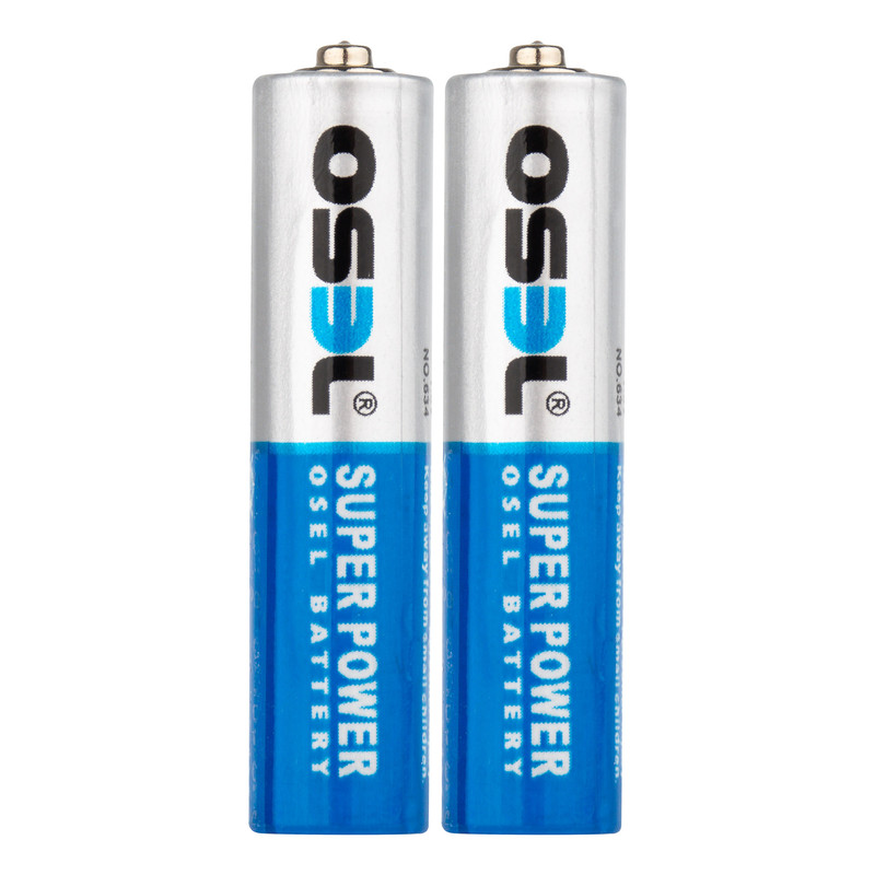 باتری نیم قلمی اوسل مدل Super Power R03P بسته ۲ عددی