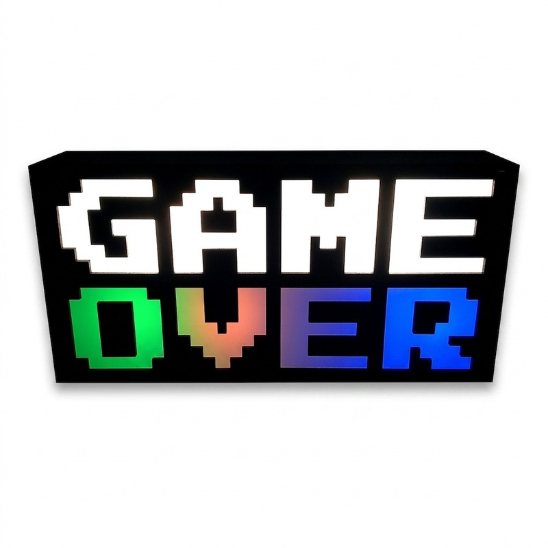 آیکون لایت طرح GAME OVER کد GAS-01