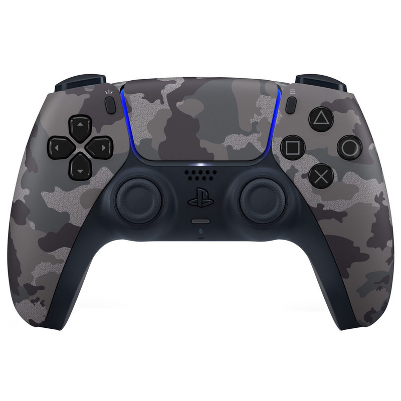 دسته بازی پلی استیشن 5 سونی مدل DUALSENSE GREY CAMOUFLAGE CFI-ZCT1W