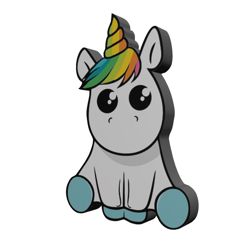 استیکر اسب تک شاخ مدل Unicorn 13