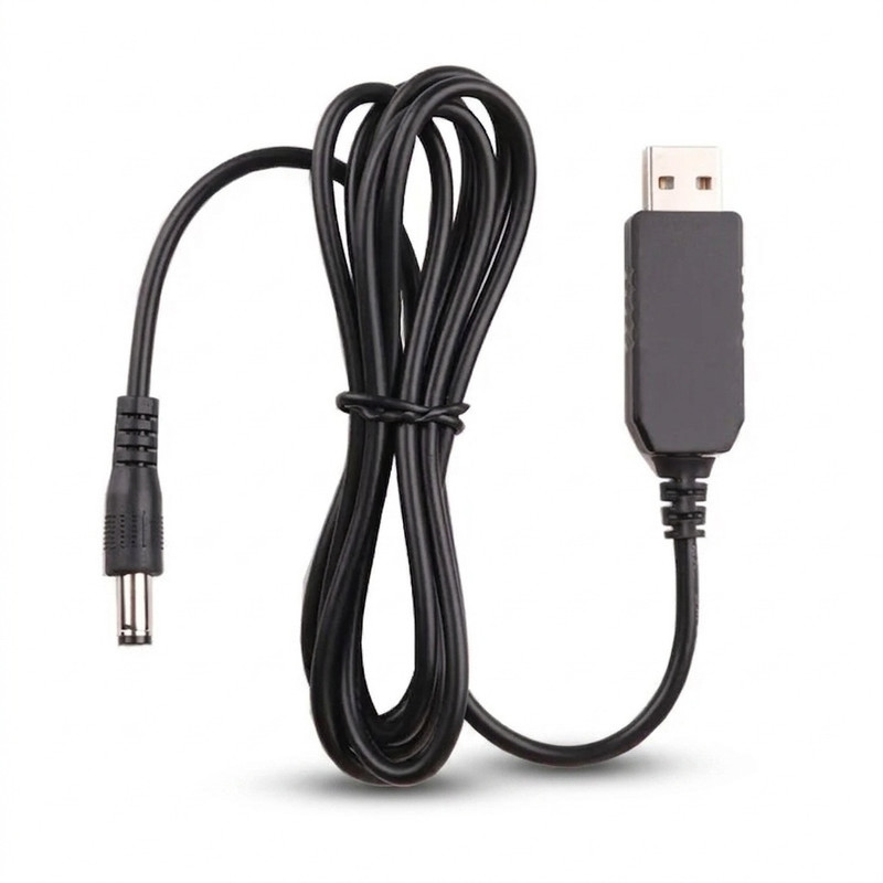 کابل تبدیل پاوربانک به مودم USB به DC مدل 12V طول 1 متر