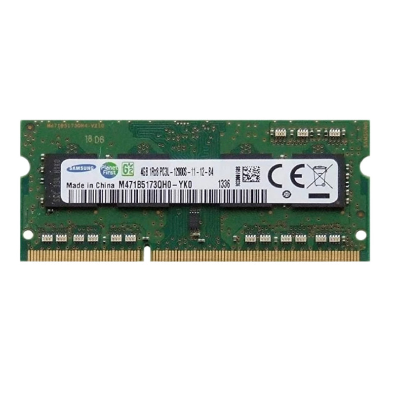 رم لپ تاپ DDR3L تک کاناله 1600 مگاهرتز CL11 سامسونگ مدل۱۲۸۰۰  4 گیگابایت