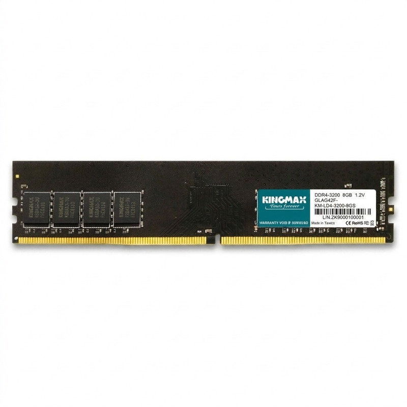 رم دسکتاپ DDR4 تک کاناله 3200 مگاهرتز CL22 کینگ مکس مدل GLOG42F-18KIK5-GJNظرفیت 8 گیگابایت