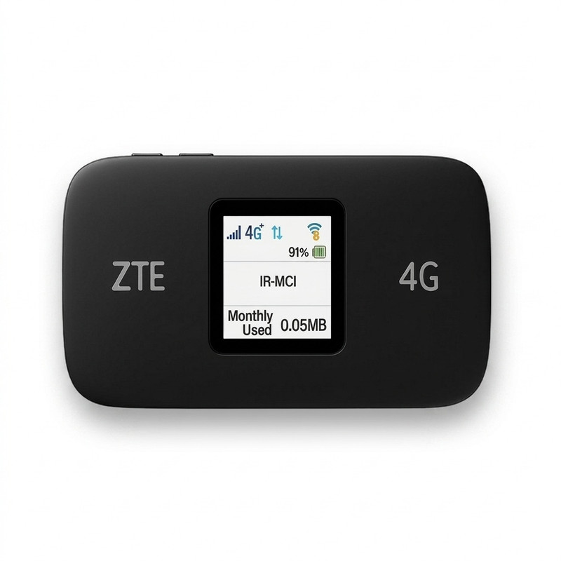مودم جیبی زد تی ای مدل MF971RS با پشتیبانی 4.5G، پردازنده ARM v7 با فرکانس 1.2 گیگاهرتز، باتری 2000 میلی‌آمپرساعت با شارژدهی تا 7 ساعت، اتصال همزمان 33 کاربر، فناوری تجمیع فرکانس CAT6، سرعت دانلود تا 300 مگابیت بر ثانیه و وای‌فای دوباند 2.4 و 5 گیگاهرتز