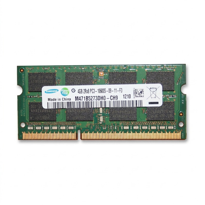 رم لپ‌تاپ سامسونگ DDR3 4 گیگابایت مدل 1333 PC3 10600s تک کاناله با فرکانس 1333 مگاهرتز