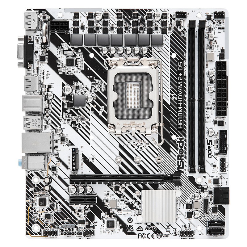 مادربرد ازراک مدل H610M-HDV/M.2 Plus D5