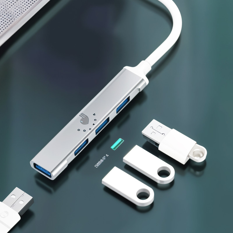 هاب 4 پورت USB-C اکی یس مدل 4IN1 TYPE-C