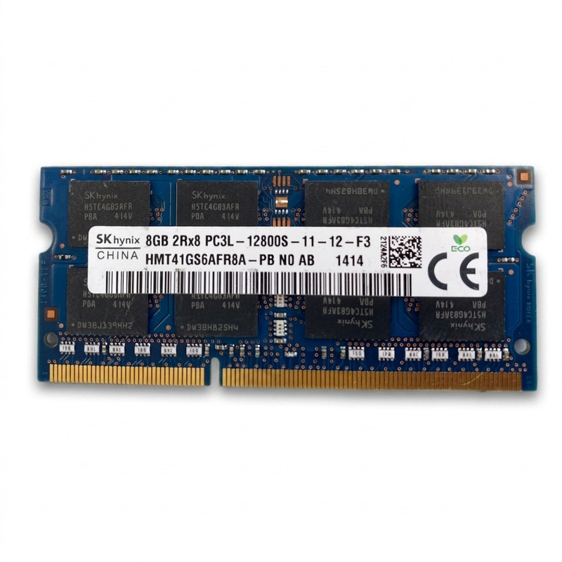 رم لپ تاپ DDR3L دو کاناله ۱۶۰۰ مگاهرتز CL11 اس کی هاینیکس مدل ۱۲۸۰۰s ظرفیت ۸ گیگابایت