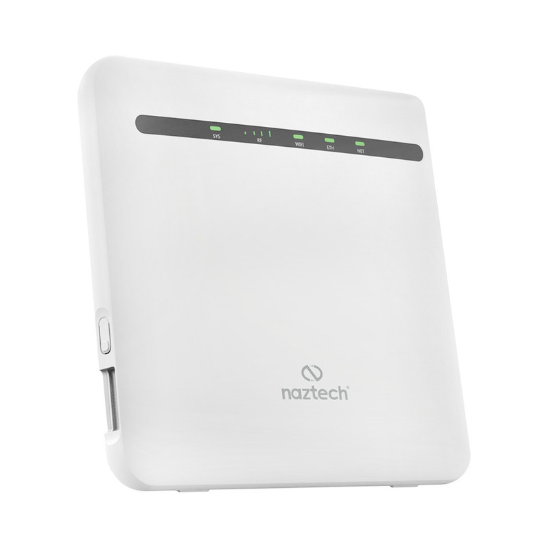 مودم روتر 4G خانگی نزتک مدل TDX1100 با پشتیبانی شبکه TD-LTE، اتصال با سیم و بی‌سیم، آنتن خارجی، شیار سیم‌کارت، رابط RJ-45 LAN و ظرفیت پشتیبانی تا 32 کاربر