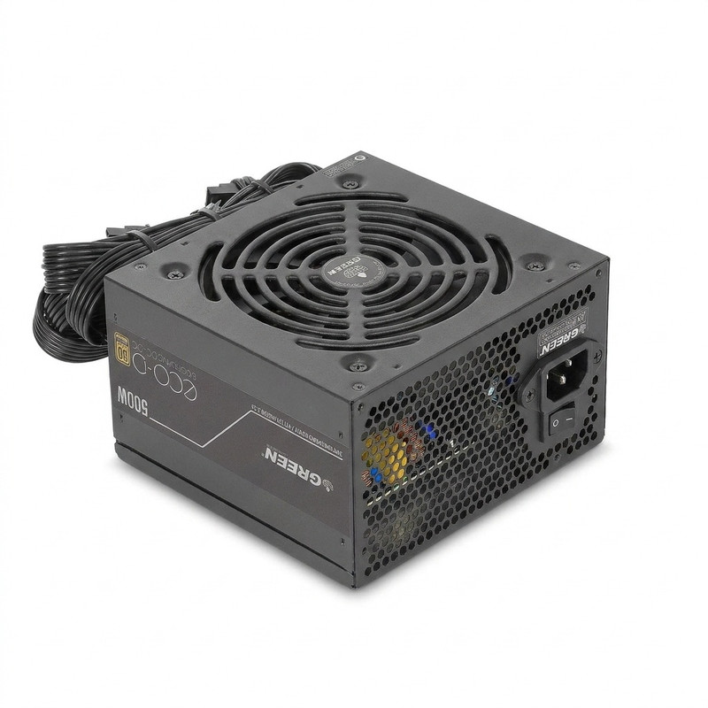 منبع تغذیه کامپیوتر 500W وات گرین مدل GP500A-ECO D