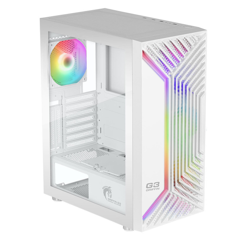 کیس کامپیوتر گیمینگ گرین مدل GRIFFIN G3 Plus White