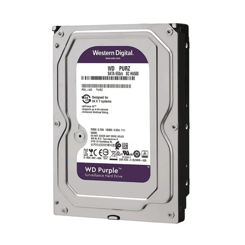 هارد دیسک اینترنال وسترن دیجیتال با رابط SATA 3.0 مدل Wd500purz ظرفیت 500 گیگابایت