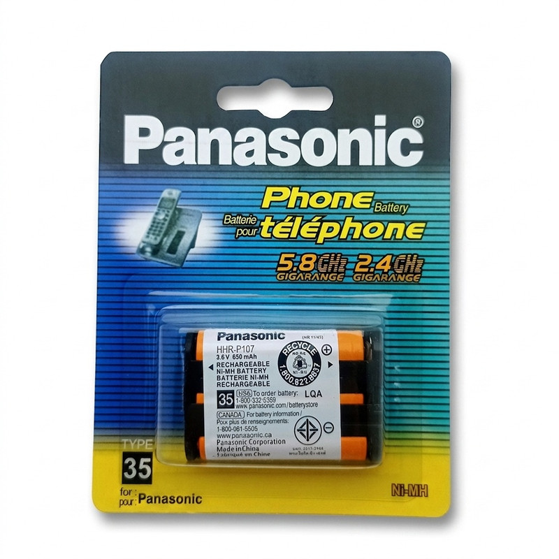 باتری تلفن بی سیم پاناسونیک مدل HHR-P107-DM