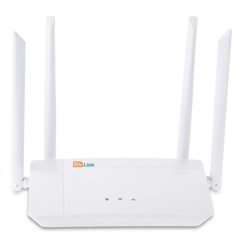مودم روتر سیم‌کارتی بی‌سیم 4G LTE بیرلینک مدل WL422 با فناوری Wi-Fi 6، سرعت دانلود 150Mbps، پورت LAN و USB Type-C، 4 آنتن 5dBi، پشتیبانی از SMS و قفل باند