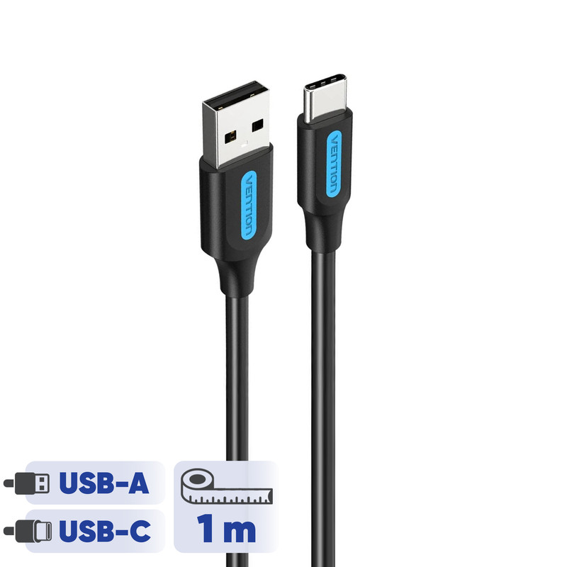 کابل تبدیل USB-A به USB-C ونشن مدل COZBF طول 1 متر