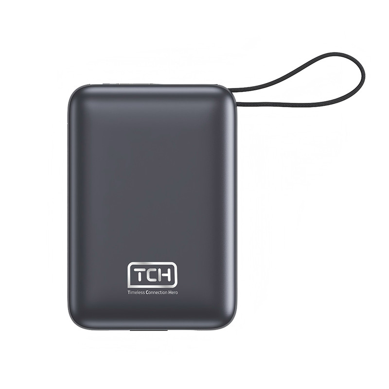 پاوربانک 22.5 وات تی سی اچ مدل Compact 2020 ظرفیت 20000 میلی‌آمپرساعت به همراه 2 عدد کابل USB-C / لایتنینگ