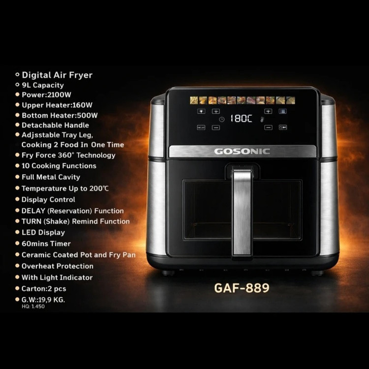 هواپز 9 لیتر گوسونیک مدل GAf-889