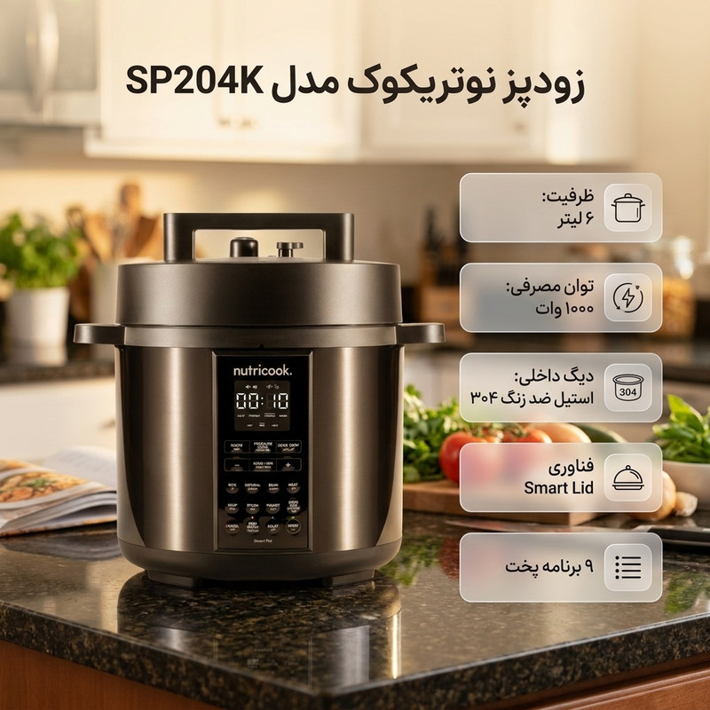 زودپز نوتریکوک مدل SP204K