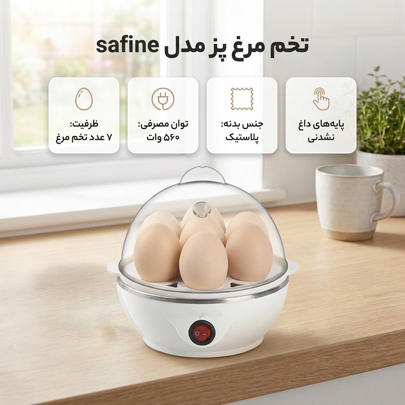 تخم مرغ پز مدل safine