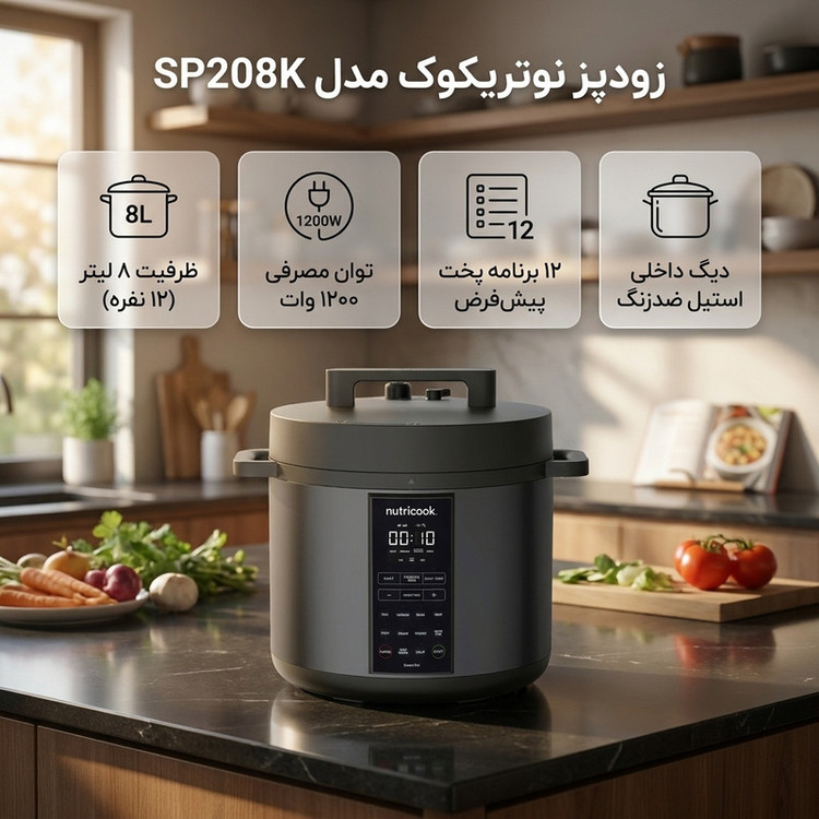 زودپز نوتریکوک مدل SP208K