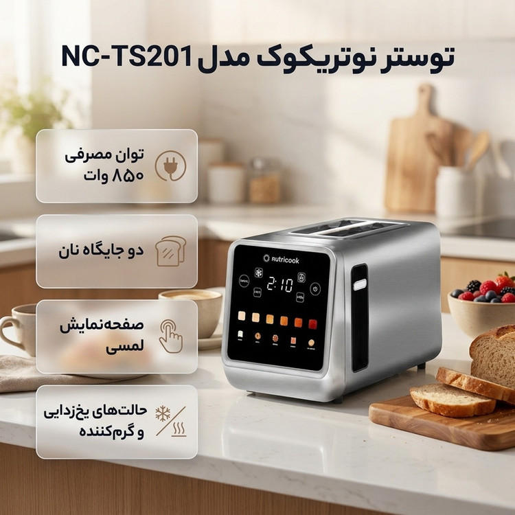 توستر نوتریکوک مدل NC-TS201