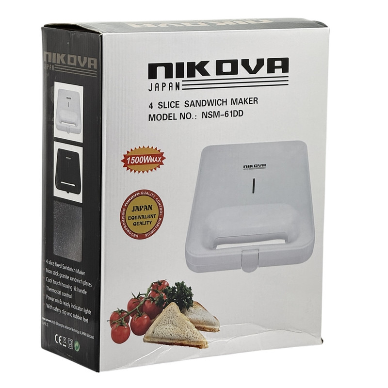 ساندویچساز چهار خانه نیکووا مدل NSM-61DD
