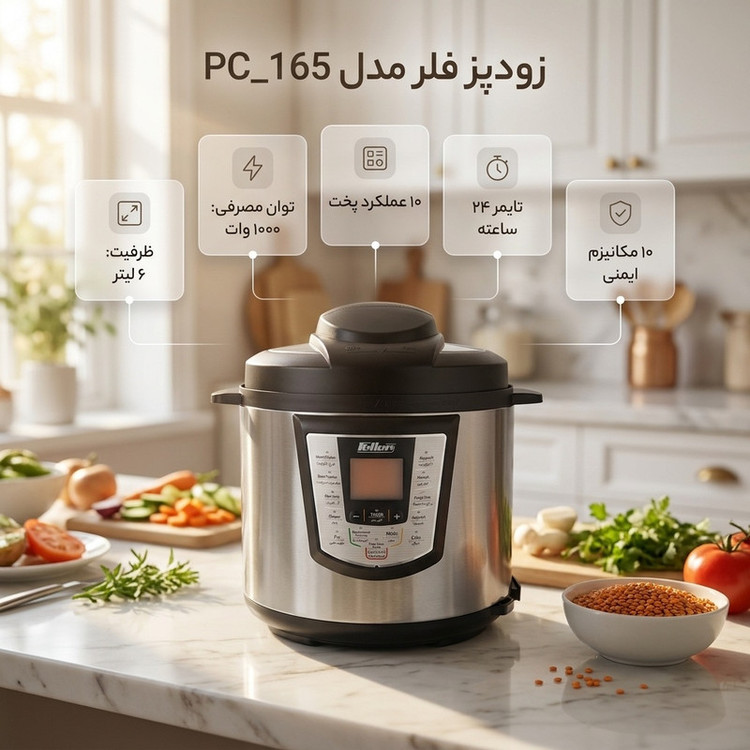 زودپز فلر مدل PC_165