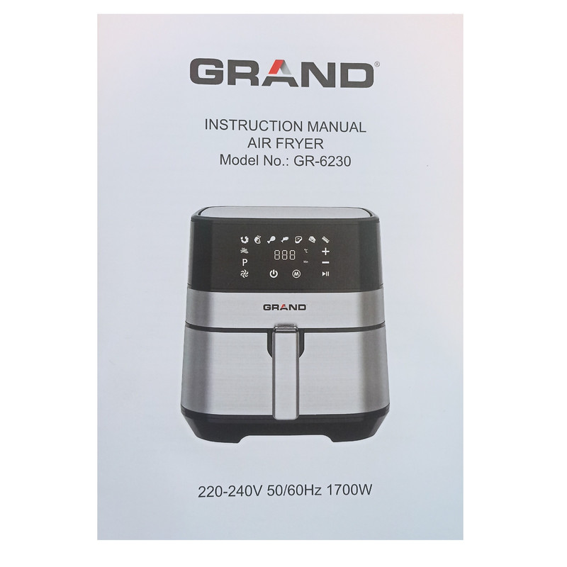 سرخ کن بدون روغن گرند مدل GR-6230