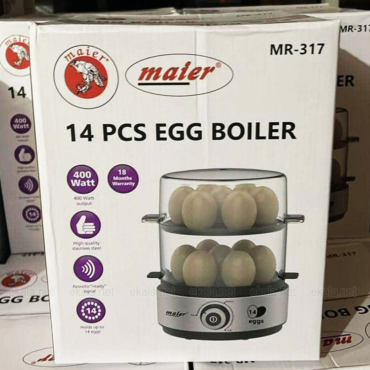 تخممرغ پز مایر مدل MR-317 با ظرفیت چهارده عدد تخممرغ