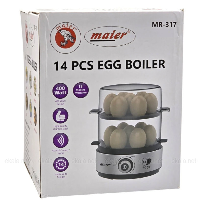 تخممرغ پز مایر مدل MR-317 با ظرفیت چهارده عدد تخممرغ